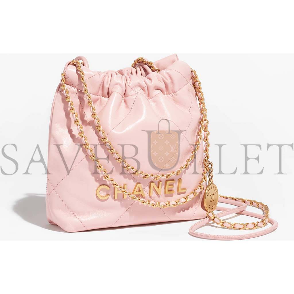 Ch*el 22 mini handbag as3980 b08037 nn267 (20*19*6cm)